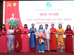 Hội LHPN xã Mỹ Đức công bố Quyết định thành lập và chỉ định Ban Chấp hành, Ban Thường vụ nhiệm kỳ 2021-2026