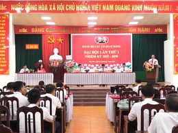 ĐẠI HỘI ĐẢNG BỘ CÁC CƠ QUAN ĐẢNG XÃ DÂN HÒA NHIỆM KỲ 2025–2030 THÀNH CÔNG TỐT ĐẸP