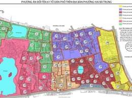 Phường Hai Bà Trưng: sắp xếp và đổi tên Tổ dân phố trên địa bàn phường sau sắp xếp đơn vị hành chính năm 2025.
