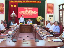 Đảng ủy xã Phúc Lộc tổ chức Hội nghị xin ý kiến góp ý vào dự thảo Báo cáo Chính trị Đảng bộ xã lần thứ I, nhiệm kỳ 2025-2030