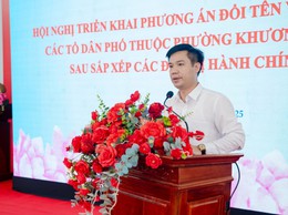 Phường Khương Đình tổ chức Hội nghị triển khai phương án đổi tên và sắp xếp các Tổ dân phố