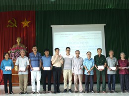 Chương trình tặng quà tri ân gia đình người có công nhân kỷ niệm 76 năm ngày thương binh liệt sĩ