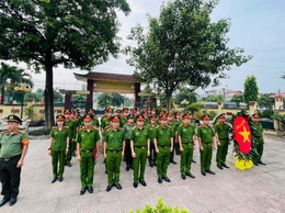 Công an xã Sơn Đồng tổ chức các hoạt động nhân kỷ niệm 78 năm ngày Thương binh Liệt sĩ