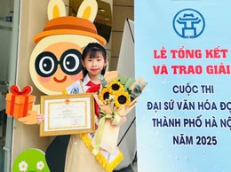 HỌC SINH XÃ NỘI BÀI ĐẠT GIẢI NHÌ TRONG CUỘC THI ĐẠI SỨ VĂN HÓA ĐỌC CỦA THÀNH PHỐ HÀ NỘI NĂM 2025