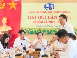 ĐẠI HỘI CHI BỘ CÁC CƠ QUAN TRỰC THUỘC ĐẢNG BỘ UBND XÃ NỘI BÀI, NHIỆM KỲ 2025-2030 THÀNH CÔNG TỐT ĐẸP