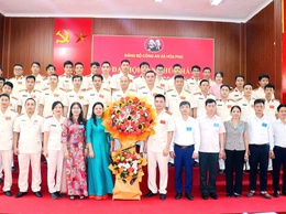 Đảng bộ Công an xã Hòa Phú tổ chức Đại hội lần thứ I, nhiệm kỳ 2025 -2030.