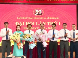 Đảng bộ UBND xã Vĩnh Thanh trang trọng tổ chức Đại hội lần thứ nhất, nhiệm kỳ 2025-2030