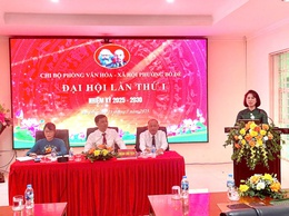 Đại hội Chi bộ Phòng Văn hóa – Xã hội phường Bồ Đề lần thứ I, nhiệm kỳ 2025 - 2030 thành công tốt đẹp
