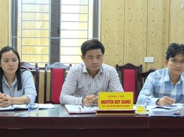 Phó chủ tịch UBND xã Nguyễn Duy Giang tiếp công dân định kỳ