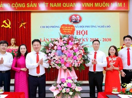 Đại hội Chi bộ Phòng Văn hóa - Xã hội phường Nghĩa Đô lần thứ I, nhiệm kỳ 2025 - 2030