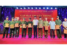 Tổ Thương - Bệnh binh xã Thiên Lộc gặp mặt truyền thống nhân kỷ niệm 78 năm Ngày Thương binh - Liệt sĩ (27/7/1947 – 27/7/2025)