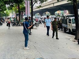 Phường Thanh Xuân ra quân chấn chỉnh trật tự đô thị, vệ sinh môi trường đón lễ lớn