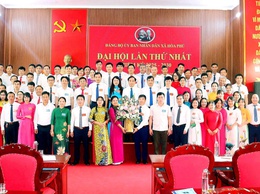 Đảng bộ UBND xã Hòa Phú tổ chức thành công Đại hội lần thứ I, nhiệm kỳ 2025 - 2030