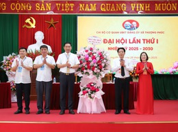 Đại hội chi bộ cơ quan Uỷ ban Kiểm tra Đảng uỷ xã Thượng Phúc lần thứ I, nhiệm kỳ 2025-2030