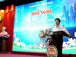 Phường Sơn Tây triển khai ứng dụng trong công tác chuyển đổi số phục vụ nhân dân