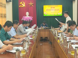 UBND xã đánh giá tình hình thực hiện nhiệm vụ công tác tháng 7, triển khai nhiệm vụ trọng tâm tháng 8/2025 