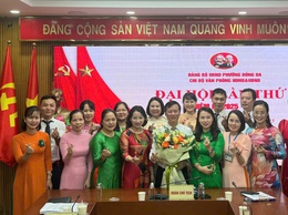 Đại hội Chi bộ Văn phòng HĐND - UBND phường Đống Đa lần thứ I, nhiệm kỳ 2025 -2030