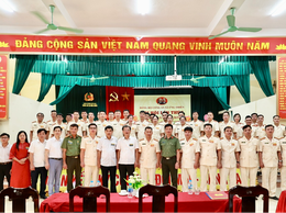 Đại hội Đảng bộ Công an xã Ứng Thiên lần thứ I, nhiệm kỳ 2025-2030