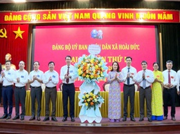 Đại hội Đảng bộ UBND xã Hoài Đức lần thứ I, nhiệm kỳ 2025-2030