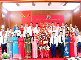 Đảng bộ các cơ quan Đảng xã Hòa Phú tổ chức thành công Đại hội lần thứ I, nhiệm kỳ 2025 – 2030