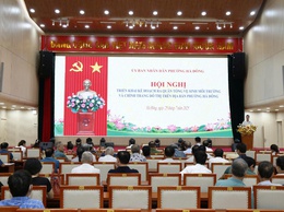 Phường Hà Đông triển khai kế hoạch ra quân tổng vệ sinh môi trường và chỉnh trang đô thị