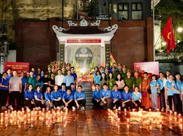 Đoàn thanh niên phường Hai Bà Trưng cùng thanh niên cả nước đồng loạt thắp nến tri ân các liệt sĩ kỷ niệm 78 năm Ngày Thương binh - Liệt sĩ (27/7/1947 - 27/7/2025)
