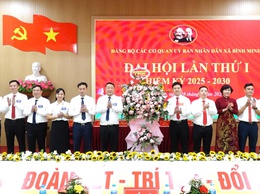 Đại hội Đảng bộ UBND xã Bình Minh lần thứ I, nhiệm kỳ 2025–2030: Dân chủ- đoàn kết- trí tuệ- đổi mới