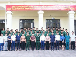 Hội nghị gặp mặt, chia tay, khen thưởng và tặng quà các chiến sĩ Tiểu đoàn Trinh sát 20 – Bộ Tư lệnh Thủ đô Hà Nội