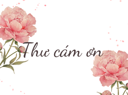 Thư cám ơn