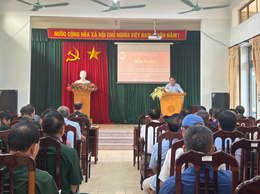 Hội nghị công bố Quyết định chỉ định Ban Chấp hành Hội Cựu chiến binh xã nhiệm kỳ 2022-2027, triển khai nhiệm vụ 5 tháng cuối năm 2025