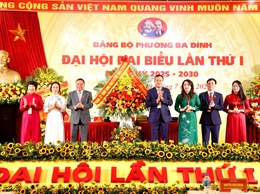 PHƯỜNG BA ĐÌNH TỔ CHỨC THÀNH CÔNG ĐẠI HỘI ĐẠI BIỂU LẦN THỨ I, NHIỆM KỲ 2025–2030