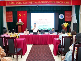 UBND phường Sơn Tây làm việc với Trạm y tế