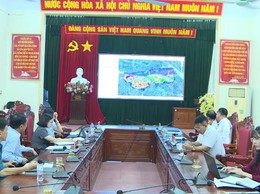 Hội nghị nghe báo cáo về định hướng phát triển không gian quy hoạch chung xã Phúc Lộc
