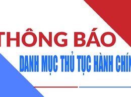 Danh mục Thủ tục hành chính cấp tỉnh, cấp xã, dùng chung trên địa bàn thành phố Hà Nội