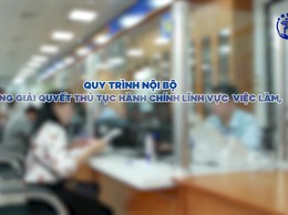 Quy trình nội bộ trong giải quyết thủ tục hành chính lĩnh vực Việc làm, An toàn vệ sinh lao động thuộc thẩm quyền giải quyết của Sở Nội vụ thành phố Hà Nội