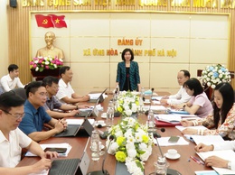 Xã Ứng Hòa hoàn thành tốt công tác chuẩn bị Đại hội Đảng bộ khóa I, nhiệm kỳ 2025-2030