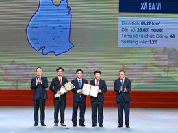 Thành phố Hà Nội công bố Quyết định thành lâp Đảng bộ  các xã, phường