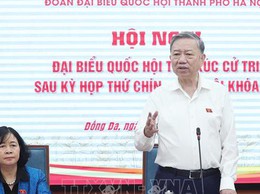 Tổng Bí thư Tô Lâm tiếp xúc cử tri Hà Nội sau Kỳ họp thứ 9, Quốc hội khóa XV