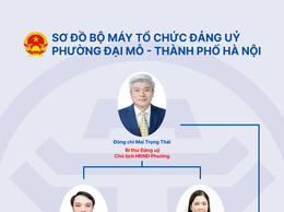 SƠ ĐỒ BỘ MÁY TỔ CHỨC ĐẢNG UỶ PHƯỜNG ĐẠI MỖ - THÀNH PHỐ HÀ NỘI