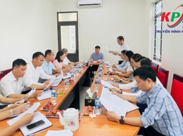 Văn phòng Đảng uỷ xã Kiều Phú tổ chức Hội nghị thông qua dự thảo Quy chế làm việc và phân công nhiệm vụ