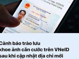 Công an phường Chương Mỹ cảnh báo trào lưu khoe ảnh căn cước trên VNeID sau khi cập nhật địa chỉ mới