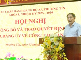 Đảng ủy xã Thường Tín thành lập các cơ quan giúp việc