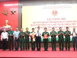 Phường Chương Mỹ tổ chức lễ trao quyết định chỉ định Ban chấp hành Hội Cựu chiến binh phường