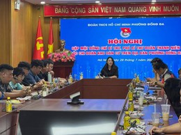 Ban Thường vụ Đoàn Thanh niên phường Đống Đa gặp mặt các cơ sở đoàn khối công nhân viên chức, trường học, địa bàn dân cư