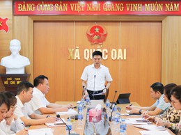 UBND xã Quốc Oai tổ chức Hội nghị giao ban các Quỹ tín dụng nhân dân, sơ kết công tác 6 tháng đầu năm và triển khai nhiệm vụ 6 tháng cuối năm 2025