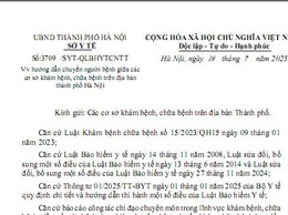 THÔNG BÁO QUAN TRỌNG VỀ VIỆC CHUYỂN TUYẾN KHÁM CHỮA BỆNH BHYT TẠI HÀ NỘI