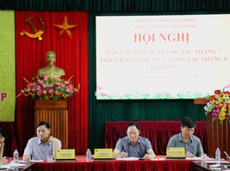 Đảng ủy xã Chương Dương tổ chức Hội nghị báo cáo kết quả công tác tháng 7 và triển khai nhiệm vụ tháng 8 năm 2025