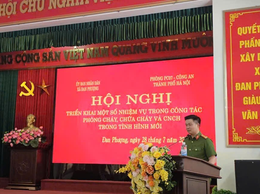 Triển khai thực hiện công tác PCCC và CNCH trên địa bàn xã Đan Phượng.