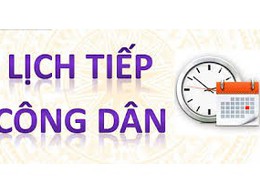 Thông báo Lịch tiếp Công dân của đồng chí Chủ tịch UBND phường tháng 7 năm 2025