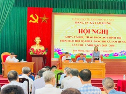 Tam Hưng: Đồng hành trí tuệ, khơi nguồn đổi mới, sẵn sàng cho nhiệm kỳ đột phá